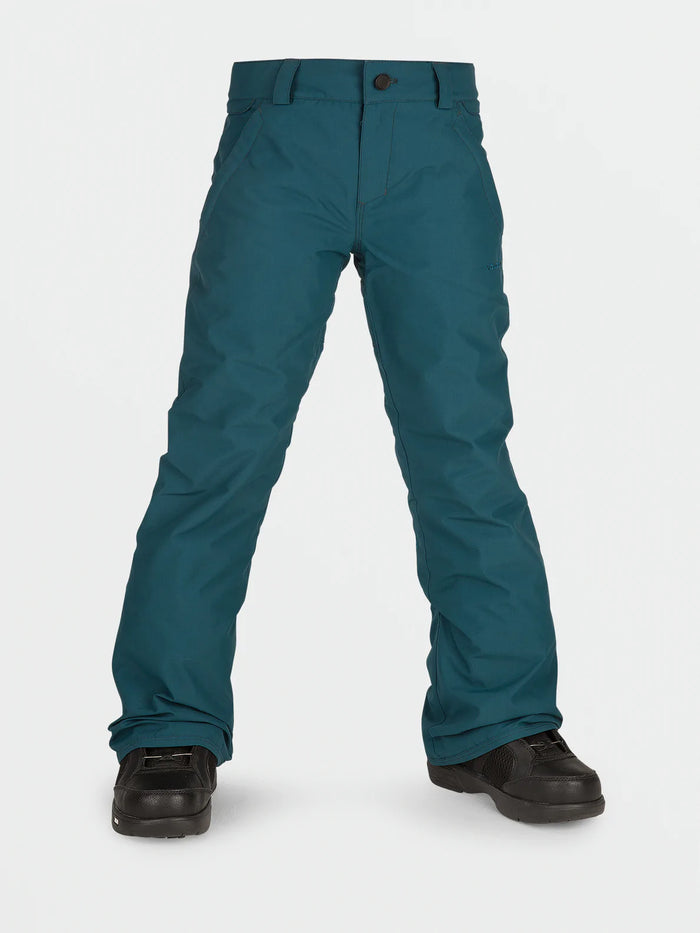 Volcom Freakin Chino Youth Ins Snowboard Pant (Storm Blue)
