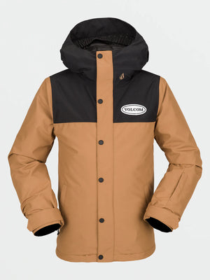 Volcom Stone.91 Youth Snowboard Jacket (Caramel)