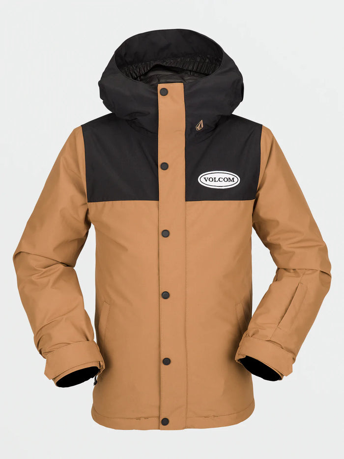 Volcom Stone.91 Youth Snowboard Jacket (Caramel)