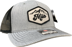 Milo Mountain 112 Youth Trucker Hat (Grey/Blk)