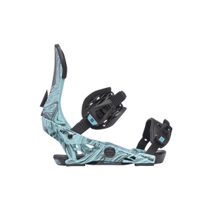 Now Select Pro Snowboard Bindings (Aqua Swirl)2023