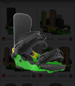 Union X Airblaster Inverter 2 Force Snowboard Binding (2023)