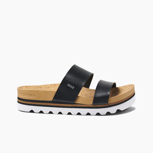 Reef Cushion Vista Hi Slides (Black)