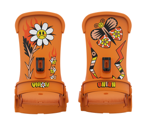Union X Ali Bruce Custom House Trilogy Snowboard Binding (Mango)