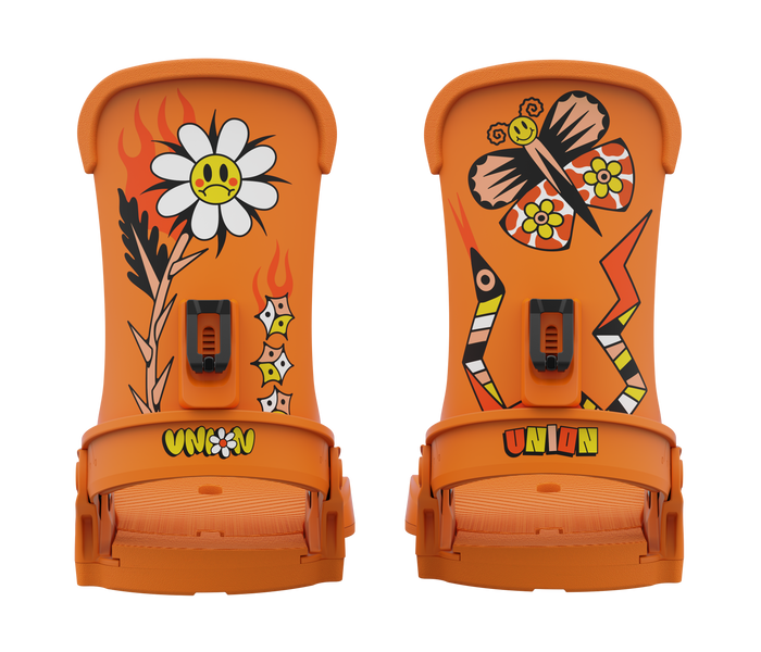 Union X Ali Bruce Custom House Trilogy Snowboard Binding (Mango)