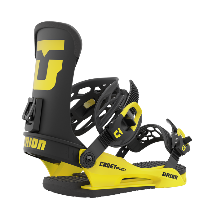 Union Cadet Pro Youth Snowboard Bindings 2023 (Yellow)