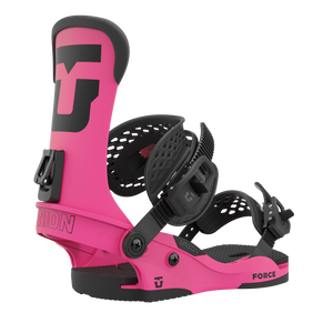 Union Force Snowboard Bindings 2023 (Hot Pink)