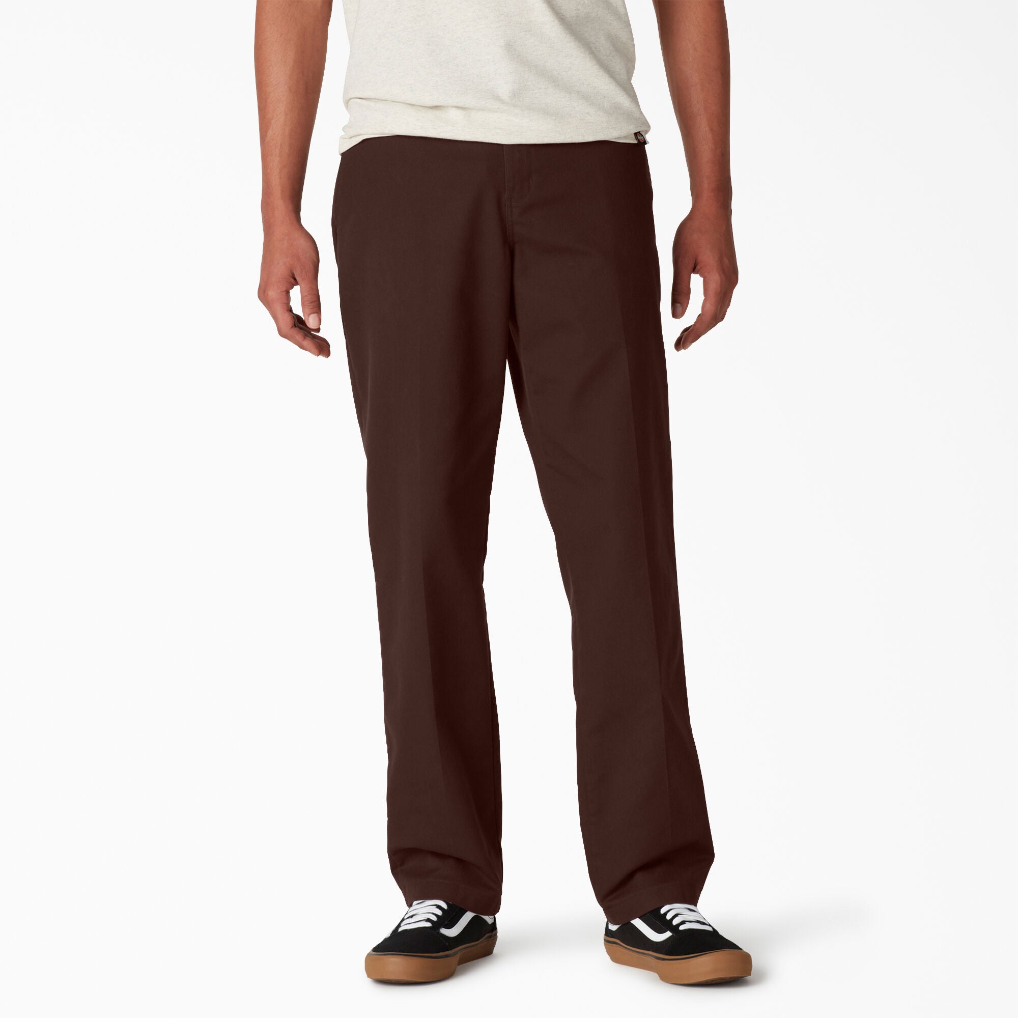 Dickies Slim Flex Chino WPSK94 (Chocolate Brown) – Milo Snow and Skate