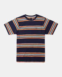 RVCA Somedays Stripe Knit (Marine Navy)