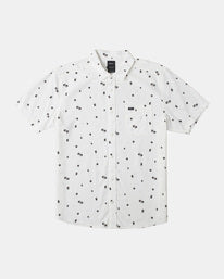 RVCA Degenerate Woven (White)