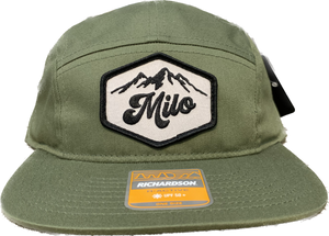 Milo Mountain Cotton Twill 5-Panel (Surplus Green)
