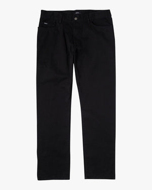 RVCA Weekend Stretch Chino Pant (Blk)