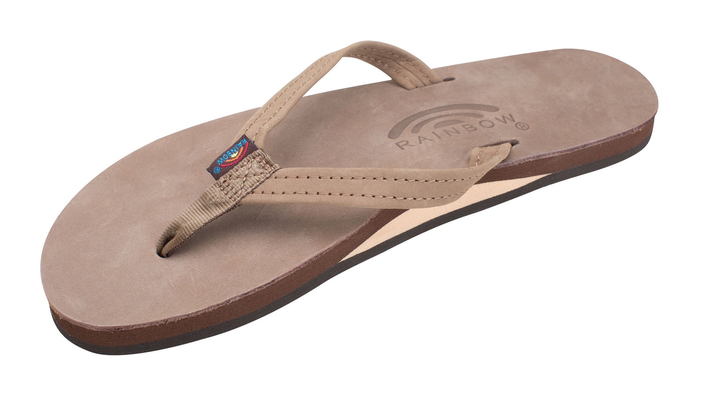 Womens narrow top flip flops