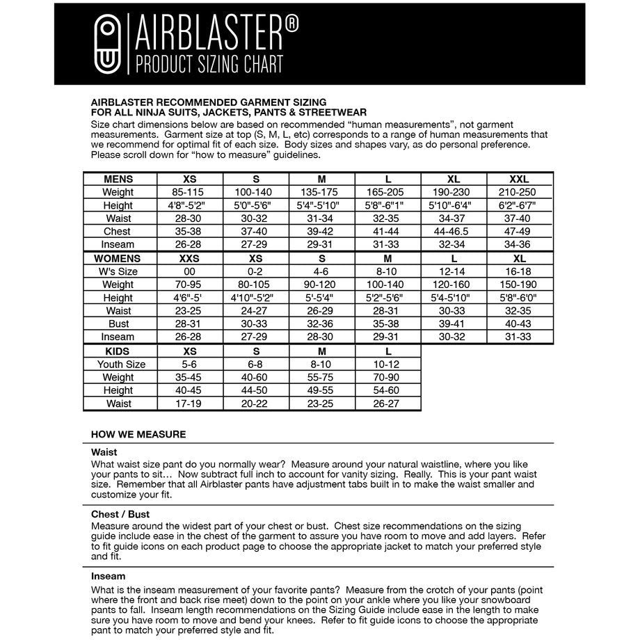 Airblaster Freedom Bibs Overall Women's (Black) – Milo Snow and Skate