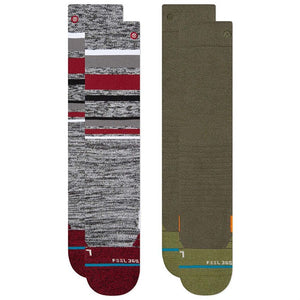 Stance Bobbin 2 Pack Snow  Sock