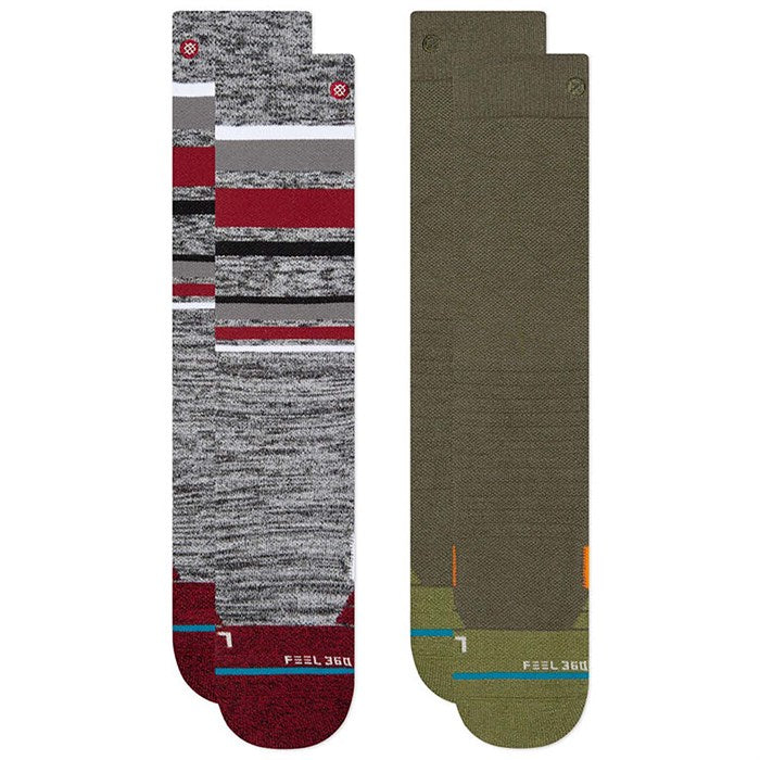 Stance Bobbin 2 Pack Snow  Sock