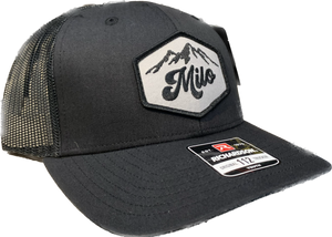 Milo Mountain 112 Youth Trucker Hat (Black)